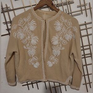 Vintage Beaded Cardigan
